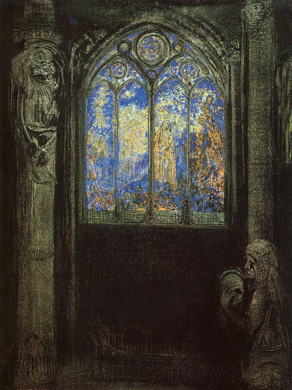 Odilon Redon Stained Glass Window